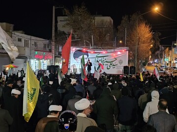 فیلمl اجتماع باشکوه خونخواهان و سوگواران امام شهید امت در قروه
