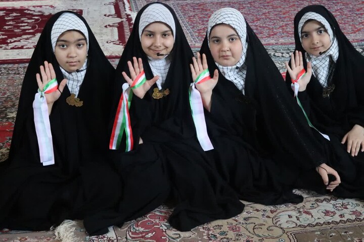 تصاویر / تجمع بانوان بهاری در جهت خونخواهی قائد امت