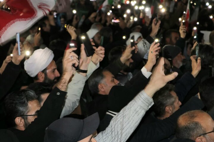 جمع شب هفتم میدان لاله شهرستان نظرآباد