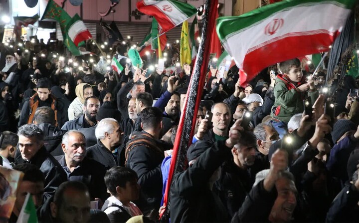 جمع شب هفتم میدان لاله شهرستان نظرآباد