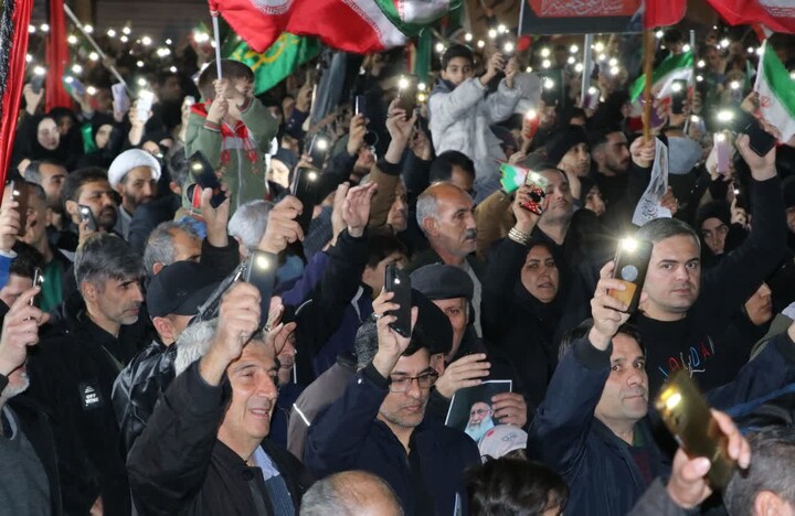 جمع شب هفتم میدان لاله شهرستان نظرآباد