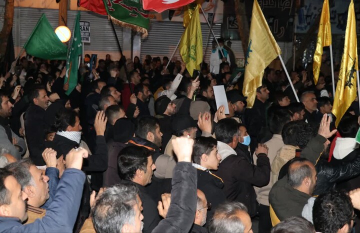 جمع شب هفتم میدان لاله شهرستان نظرآباد