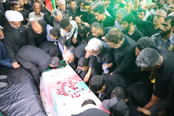 تصاویر/تشییع شهید محمد محمودی زاده