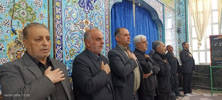 تصاویر/ عزاداری مردم ولایتمدار و غیوربادرود درهفتمین روزشهادت رهبر شهید انقلاب