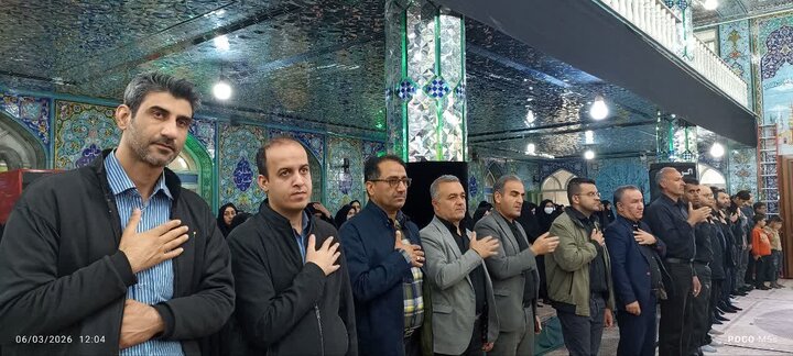 تصاویر/ عزاداری مردم ولایتمدار و غیوربادرود درهفتمین روزشهادت رهبر شهید انقلاب