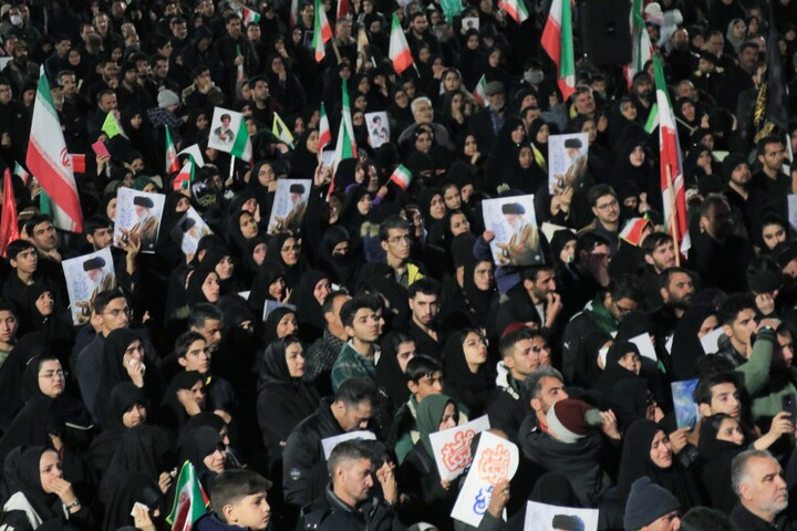 تصاویر| وداع با شهید حسین محمدآبادی در میدان ابوذر بیرجند