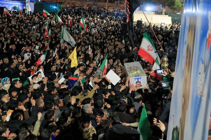 تصاویر| وداع با شهید حسین محمدآبادی در میدان ابوذر بیرجند