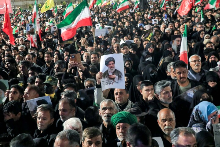 تصاویر| وداع با شهید حسین محمدآبادی در میدان ابوذر بیرجند