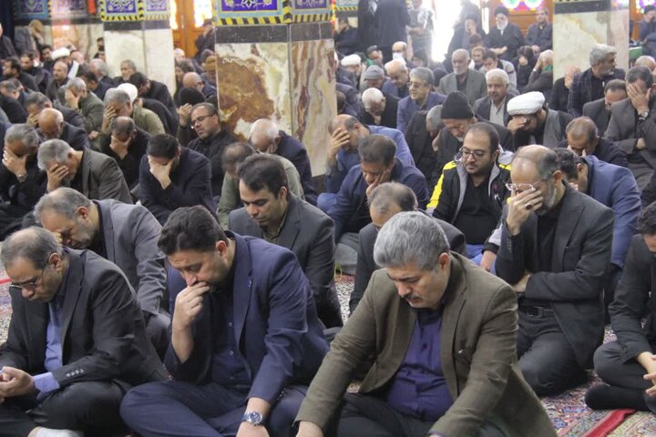 تصاویر/ مراسم گرامیداشت شهادت امام خامنه ای و شهدای جنگ رمضان در یزد