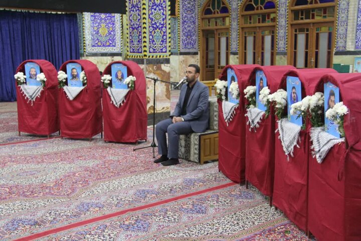 تصاویر/ مراسم گرامیداشت شهادت امام خامنه ای و شهدای جنگ رمضان در یزد