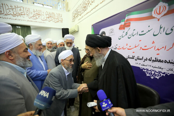 تصاویر / تجدید میثاق علمای اهل سنت استان گلستان با آرمان های امامین انقلاب