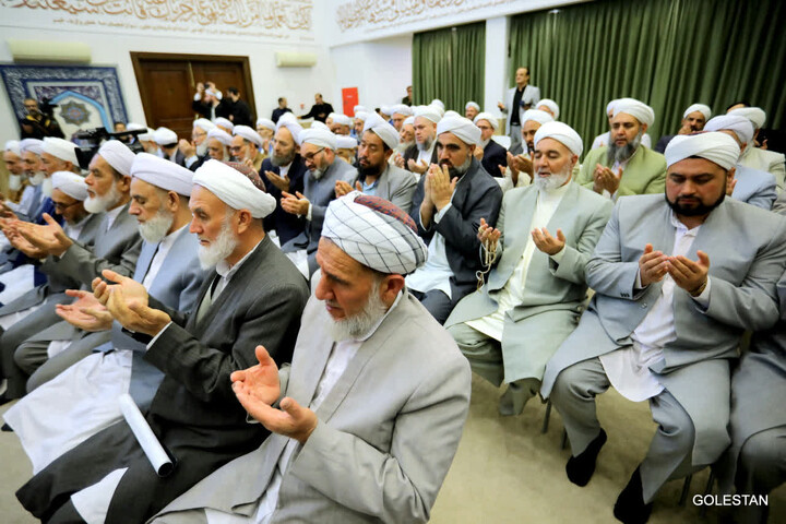 تصاویر / تجدید میثاق علمای اهل سنت استان گلستان با آرمان های امامین انقلاب