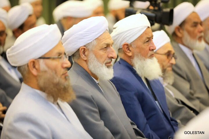 تصاویر / تجدید میثاق علمای اهل سنت استان گلستان با آرمان های امامین انقلاب