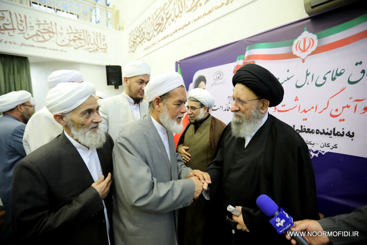 تصاویر / تجدید میثاق علمای اهل سنت استان گلستان با آرمان های امامین انقلاب