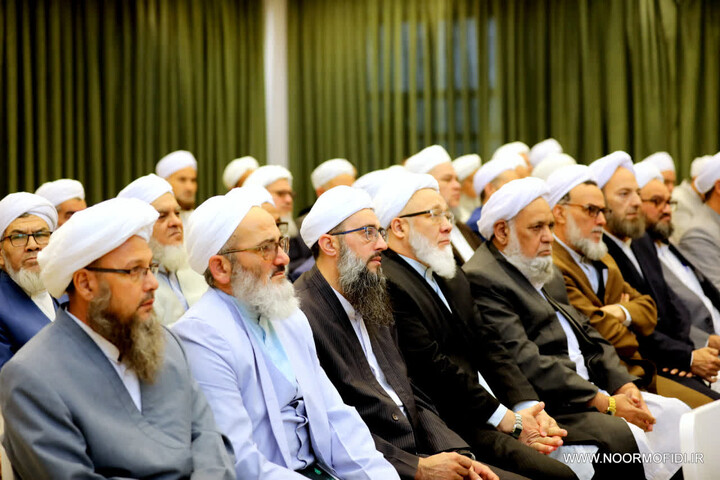 تصاویر / تجدید میثاق علمای اهل سنت استان گلستان با آرمان های امامین انقلاب