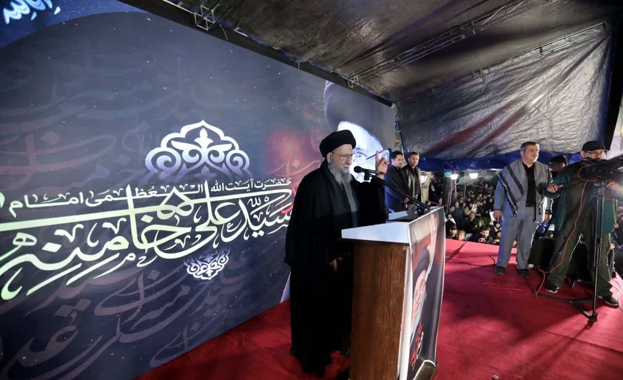 تجمع مردم گرگان به خون خواهی قائد امت