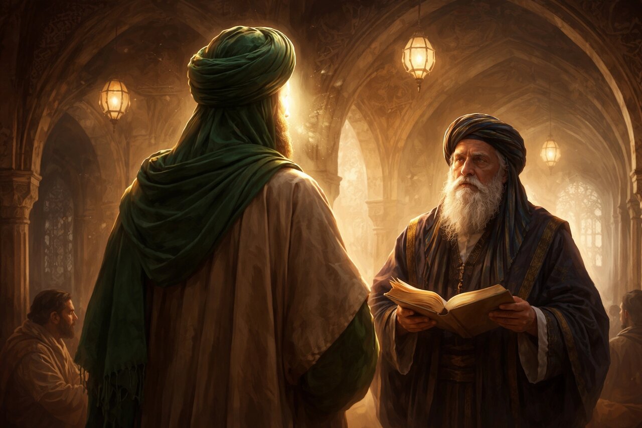 Il dialogo tra l’Imam Ali e un rabbino sulla trascendenza divina