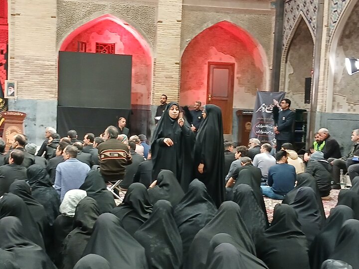 تصاویر/ اشاره مهر مراسم احیای شب قدر ویژه ناشنوایان در حرم مطهر رضوی