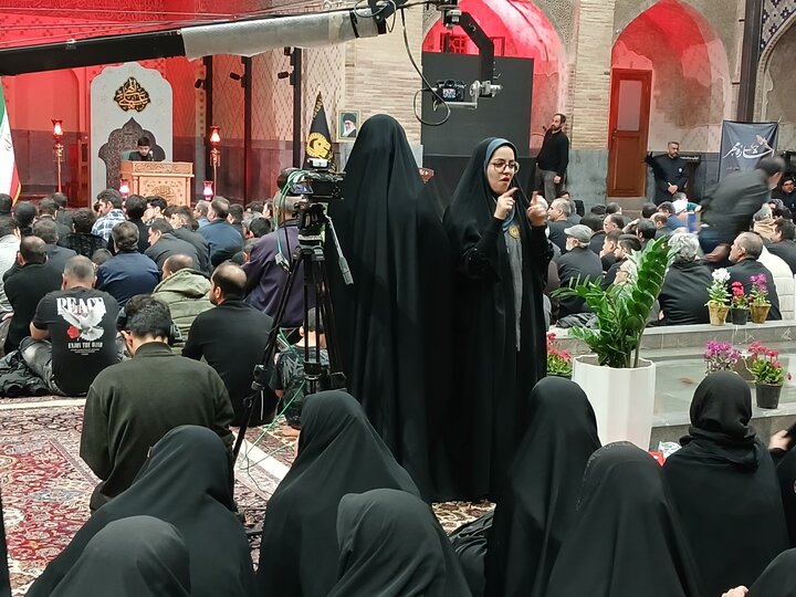 تصاویر/ اشاره مهر مراسم احیای شب قدر ویژه ناشنوایان در حرم مطهر رضوی