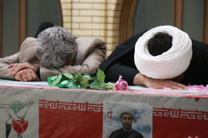 تصاویر/استقبال از شهید حجت‌الاسلام محمد عبدالهی نیا 