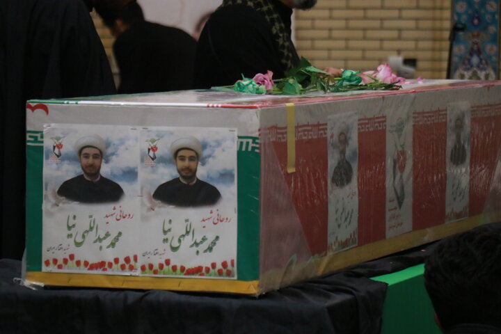 تصاویر/استقبال از شهید حجت‌الاسلام محمد عبدالهی نیا 