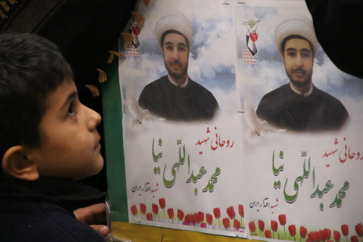 تصاویر/استقبال از شهید حجت‌الاسلام محمد عبدالهی نیا 