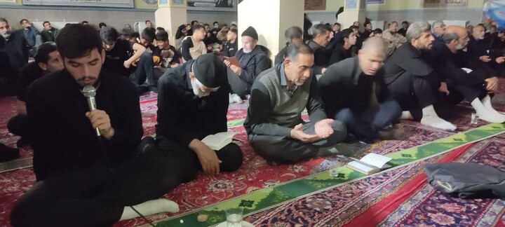 تصاویر / برگزاری مراسم اولین شب از لیالی قدر در قهاوند