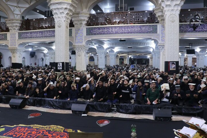تصاویر/ مراسم شب اول قدر در مصلی اردبیل