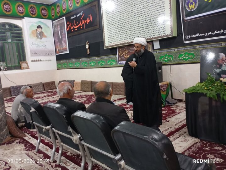 تصاویر/ حضور امام جمعه خاتم در مراسم احیای روستانشینان