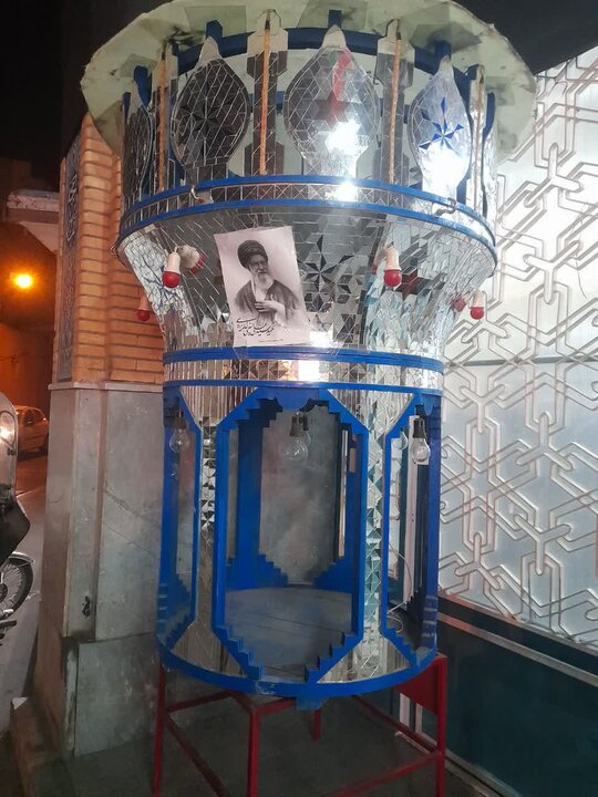 تصاویر/ مدارس علمیه کاشان در سوگ رهبر شهید