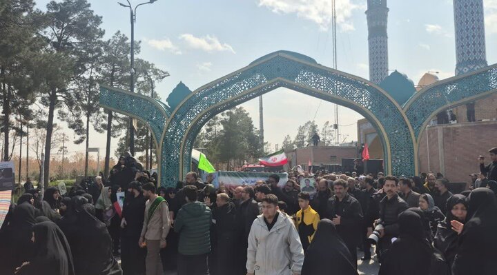 تصاویر/ مراسم تشییع شهدای اقتدارکاشان