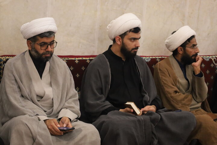 تصاویر/جلسه قرارگاه جنگ ترکیبی بلاغ مبین حوزه علمیه هرمزگان
