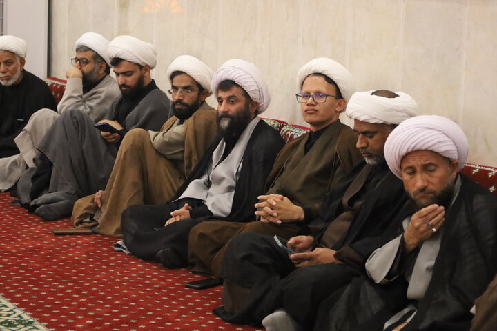 تصاویر/جلسه قرارگاه جنگ ترکیبی بلاغ مبین حوزه علمیه هرمزگان