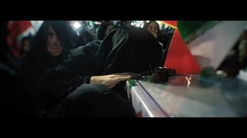فیلم| وداع با شهید جنگ رمضان در دزفول