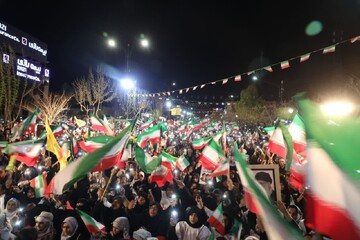تصاویر/ نهمین شب اجتماع مردم سمنان در خون‌خواهی شهادت امام خامنه ای
