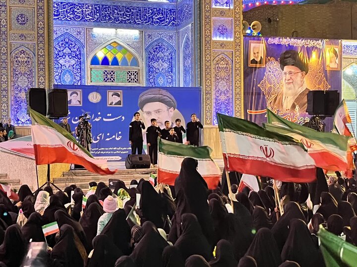 تصاویر/ اجتماع بیعت مردم بافق