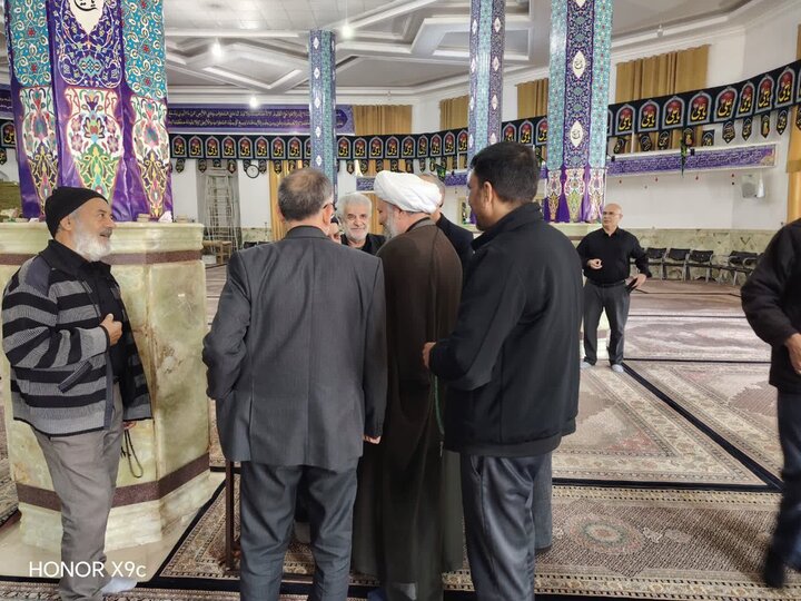 تصاویر/حضور تبیینی امام جمعه در مساجدو جلسه ائمه جماعات منطقه یک شهر آران وبیدگل