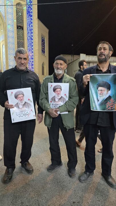 تصاویر/ اجتماع مردمی بیعت با آیت الله سیدمجتبی خامنه ای در مشکات