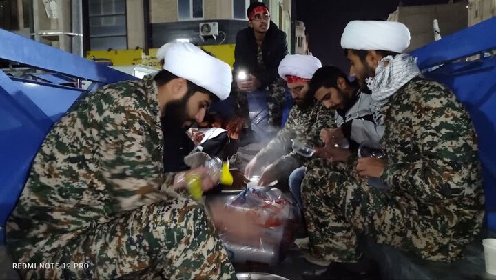 تصاویر/ نقش پر رنگ طلاب مدرسه علمیه امام صادق علیه السلام پیشوا در شهرستان پیشوا