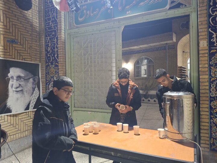 تصاویر/موکب حوزه علمیه امام جعفر صادق علیه السلام شهرستان شهربابک