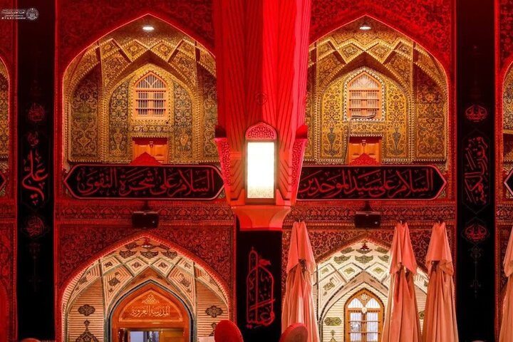 Photos/Des fidèles en prière et en larmes au mausolée de l’Imam Ali (AS) lors des jours de martyre du Commandeur des croyants
