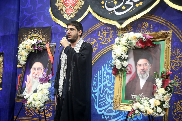 وداع با پیکر مطهر ۵ شهید حملات آمریکایی صهیونی در حرم بانوی کرامت