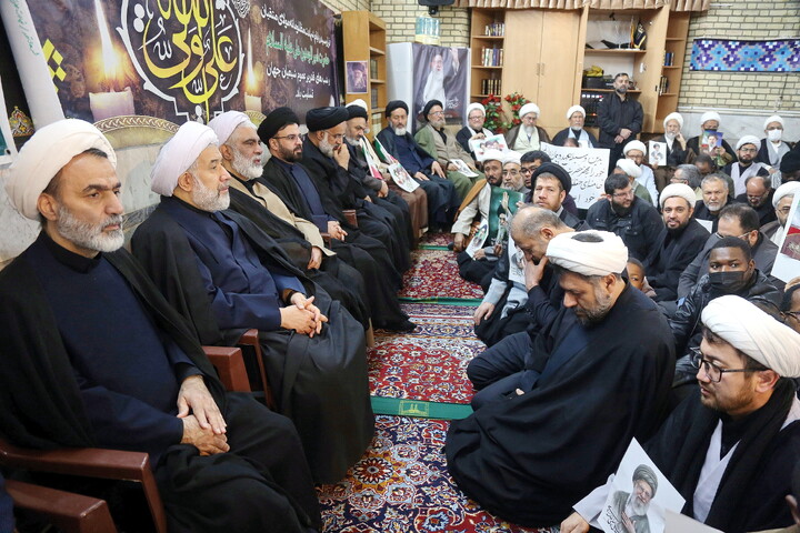 تصاویر/ آیین بیعت المصطفاییان با ولی امر مسلمین جهان حضرت آیت الله سید مجتبی خامنه ای