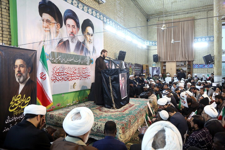 تصاویر/ آیین بیعت المصطفاییان با ولی امر مسلمین جهان حضرت آیت الله سید مجتبی خامنه ای