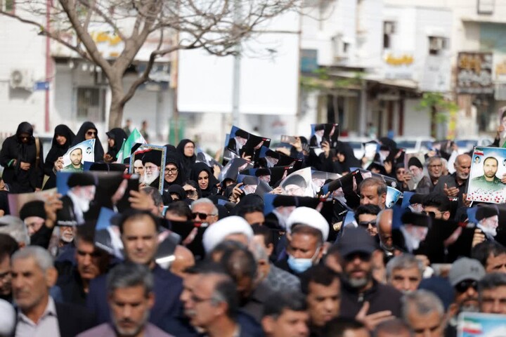 تصاویر/ تشییع دو شهید اقتدار در بوشهر