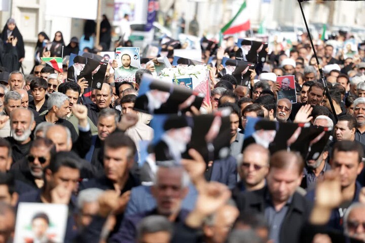 تصاویر/ تشییع دو شهید اقتدار در بوشهر
