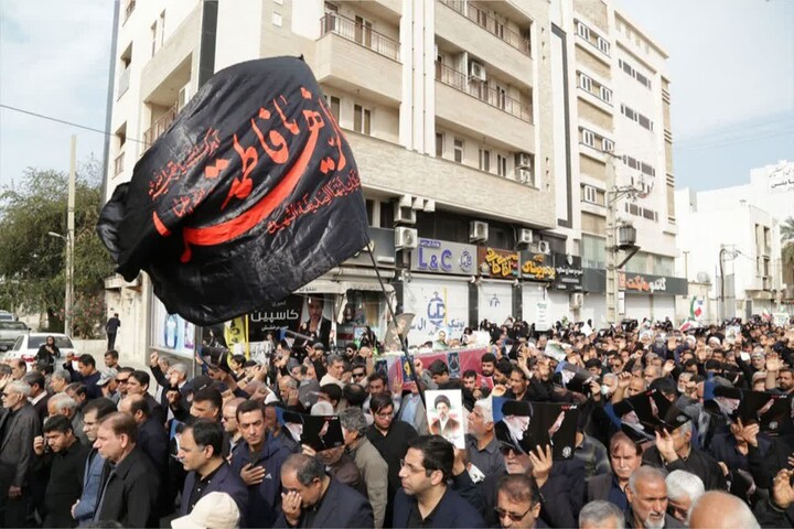تصاویر/ تشییع دو شهید اقتدار در بوشهر