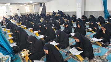تصاویر/ جزءخوانی قرآن کریم در شهر امام حسن(ع)