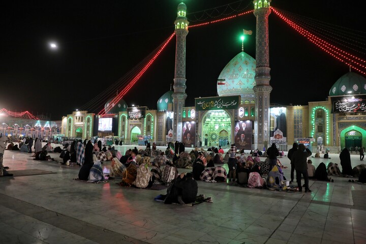 تصاویر/ مراسم احیا شب۲۱ماه مبارک رمضان در مسجد مقدس جمکران