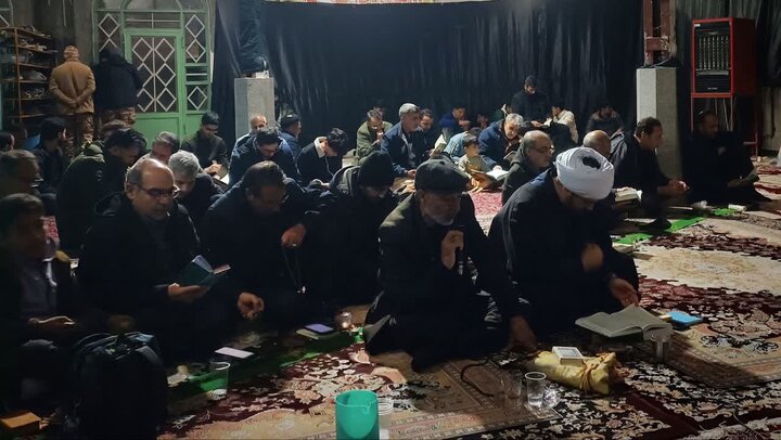تصاویر/برکزاری مراسم احیای شب قدر در مدرسه علمیه بقیه‌الله‌الاعظم (عج) دلفان